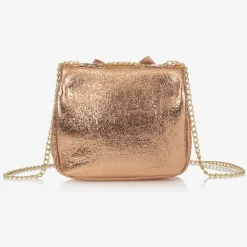 Rose Gold Bow Handbag (17cm)