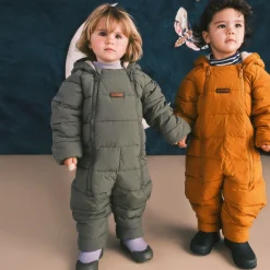 Sage Green Padded Snowsuit