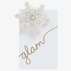 Snowflake Hair Clip (5cm)