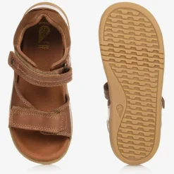 Tan Brown Leather Sandals