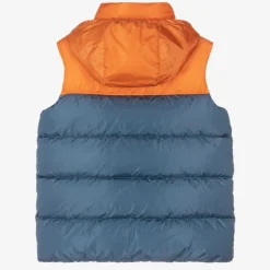 Teen Boys Blue & Orange Puffer Gilet