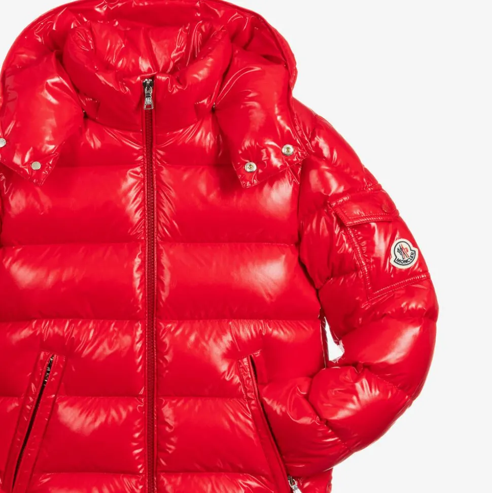 Teen Boys Red Maya Down Puffer Jacket