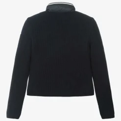 Teen Girls Blue Knit & Down-Fill Jacket