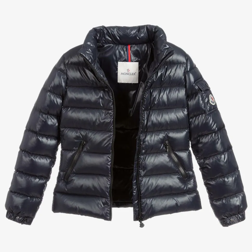 Teen Girls Navy Blue Down Bady Puffer Jacket