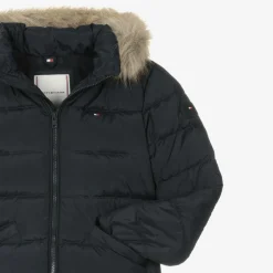 Teen Girls Navy Blue Down Padded Jacket
