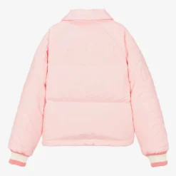 Teen Girls Pink Down Padded Puffer Jacket