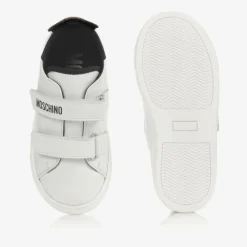 White & Black Velcro Trainers