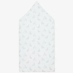 White & Grey Pima Cotton Baby Nest (78cm)