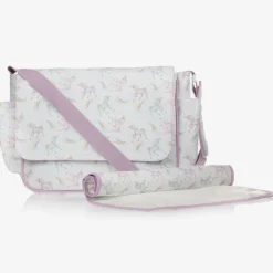 White & Pink Unicorn Baby Changing Bag (39cm)
