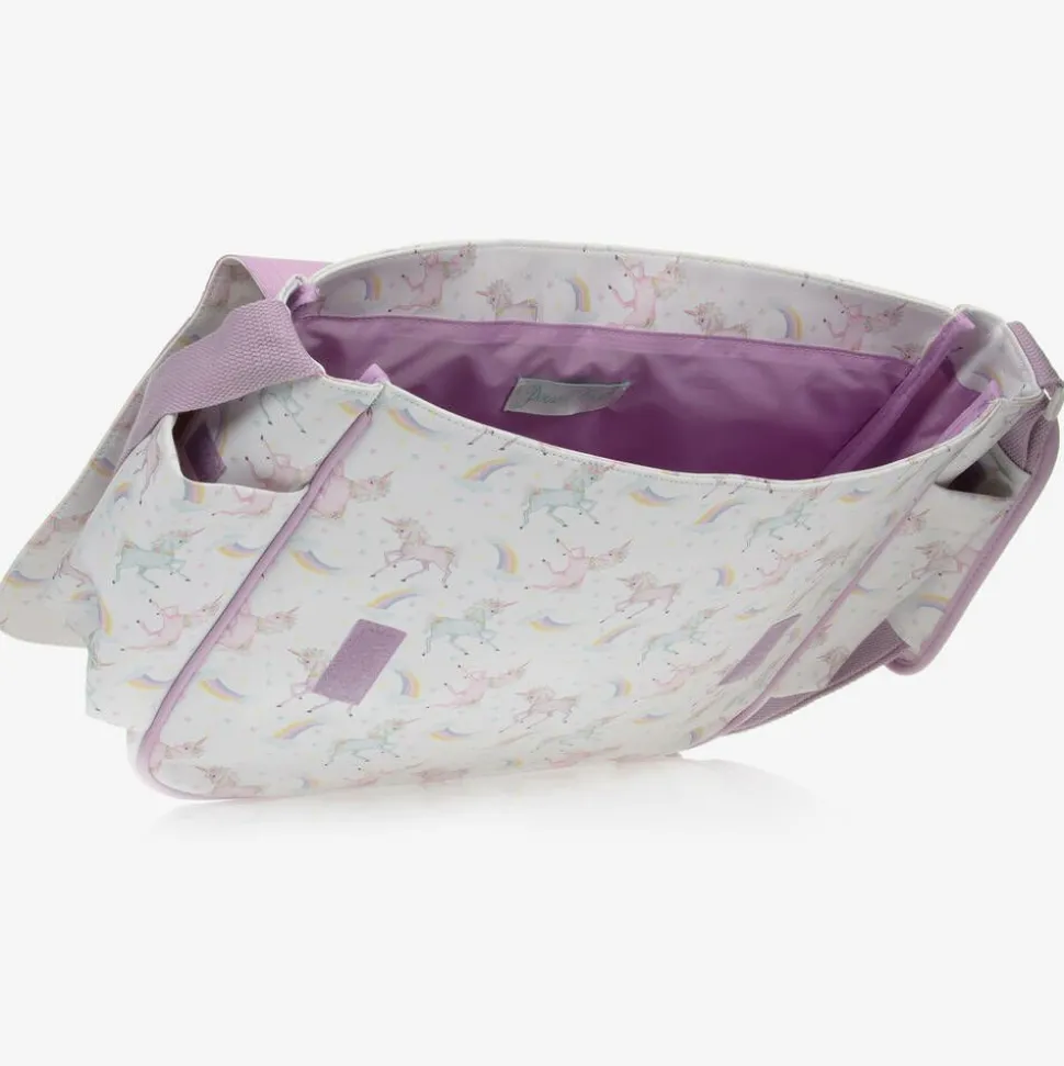 White & Pink Unicorn Baby Changing Bag (39cm)