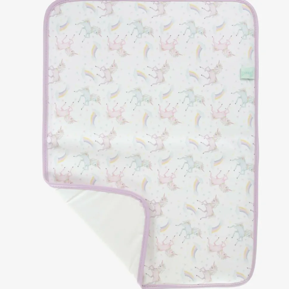 White & Pink Unicorn Baby Changing Bag (39cm)