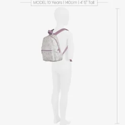 White & Purple Unicorn Backpack (32cm)