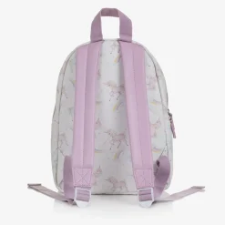 White & Purple Unicorn Backpack (32cm)