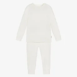 White Bamboo Jersey Base Layer Set