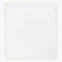 White Bee Hive Pima Cotton Blanket (73cm)