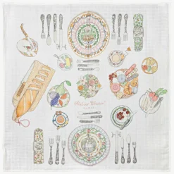 White Bon Appétit Swaddle (100cm)