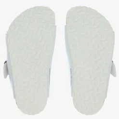 White Buckled Sandals