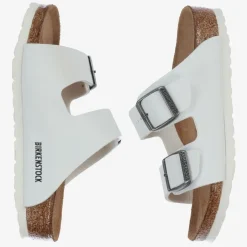 White Buckled Sandals
