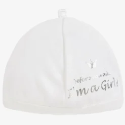 White Cotton Baby Hat