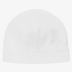 White Cotton Baby Hat