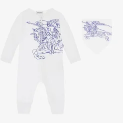 White Cotton EKD Babysuit Gift Set