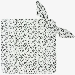 White Cotton Hooded Spotty Dalmation Towel