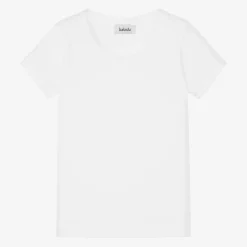 White Cotton Jersey T-Shirt