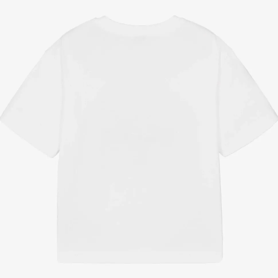 White Cotton Jersey T-Shirt