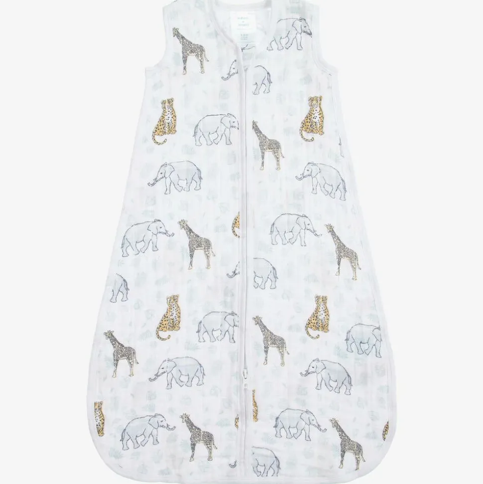 White Cotton Muslin Sleeping Bag