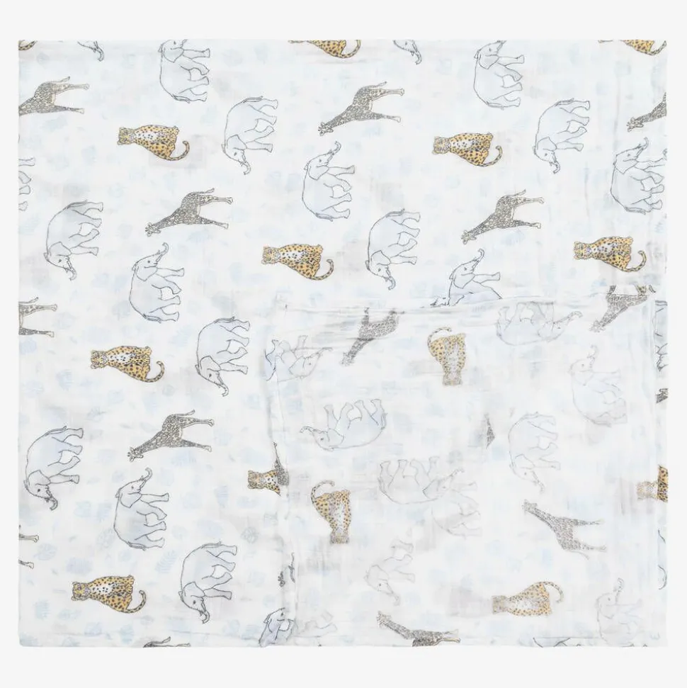 White Cotton Muslin Swaddles (2 Pack)