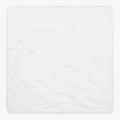 White Cotton Skin To Skin Blanket & Hat Set