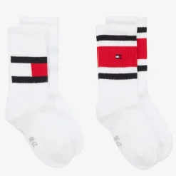 White Cotton Sports Socks (2 Pack)