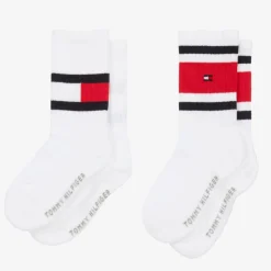 White Cotton Sports Socks (2 Pack)