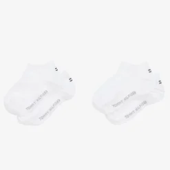 White Cotton Trainer Socks (2 Pack)