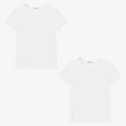 White Cotton T-Shirts (2 Pack)