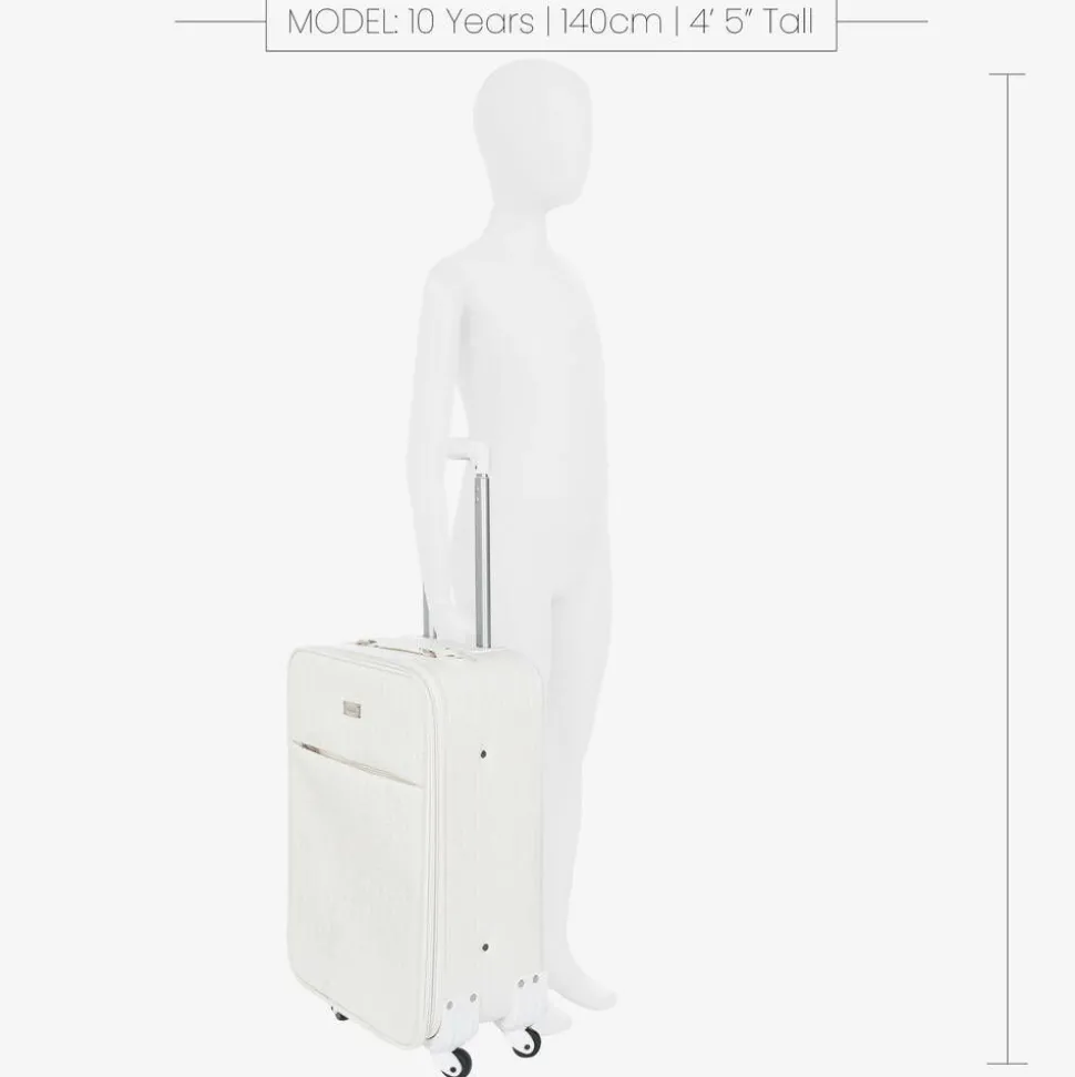 White Faux Leather Case (51cm)