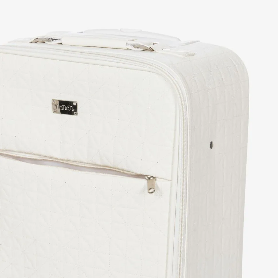 White Faux Leather Case (51cm)