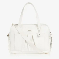 White Faux Leather Changing Bag (40cm)