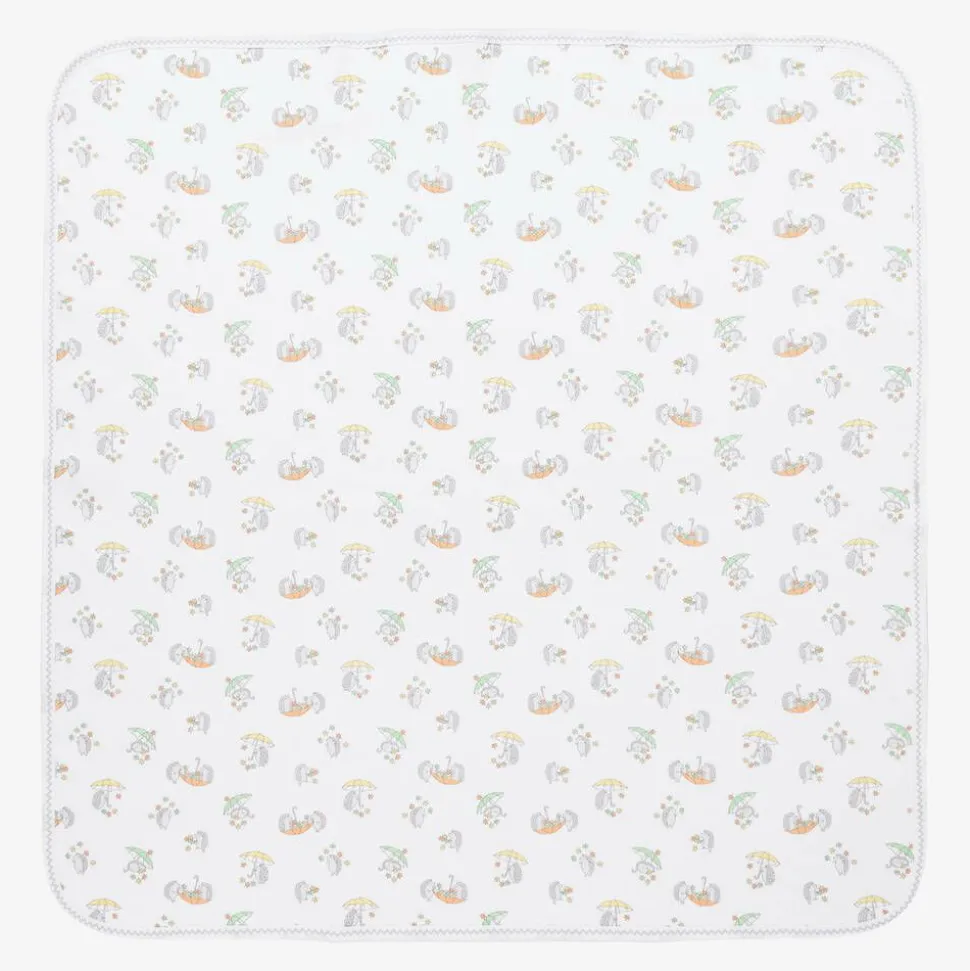 White Hedgehogs Fall Showers Blanket (73cm)
