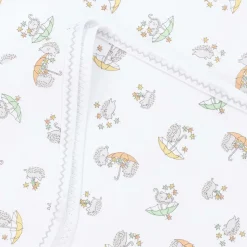 White Hedgehogs Fall Showers Blanket (73cm)