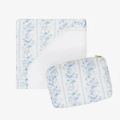 White Hooded Baby Towel & Wash Bag Set