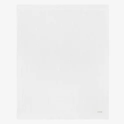 White Knitted Baby Blanket (108cm)