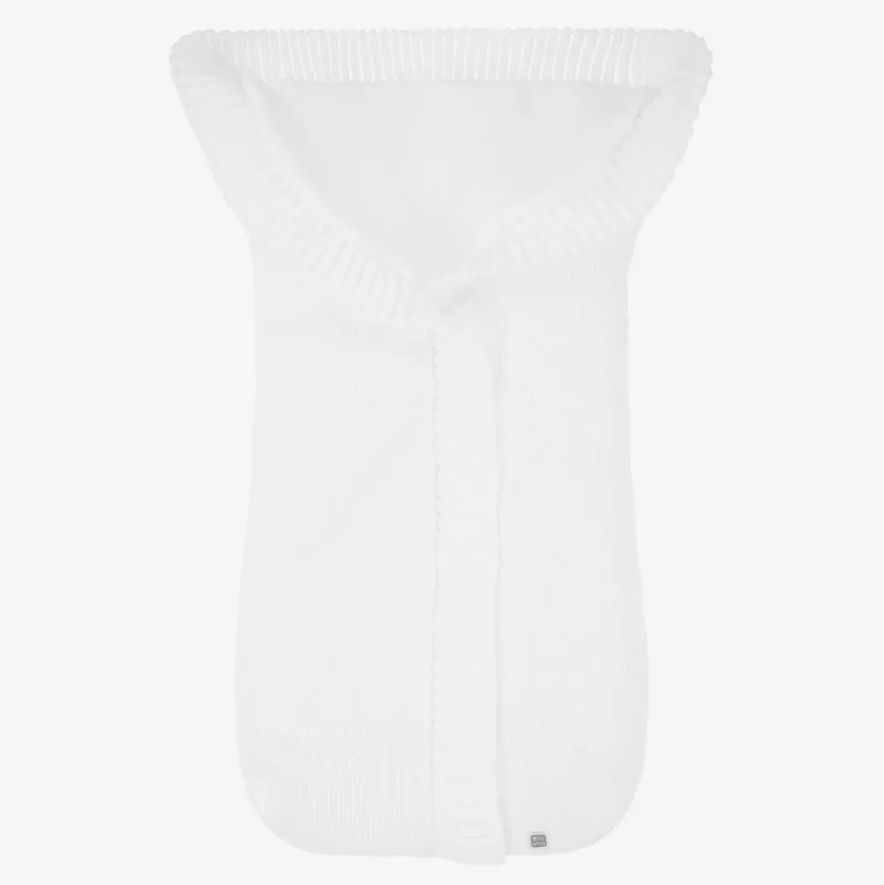 White Knitted Baby Nest (75cm)