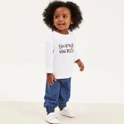 White Leather Baby Trainers