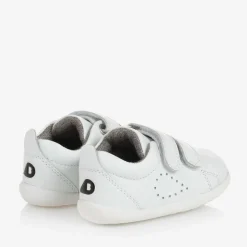 White Leather First-Walker Baby Trainers