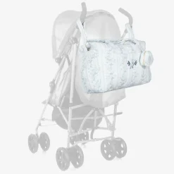 White Linen & Cotton Changing Bag (42cm)