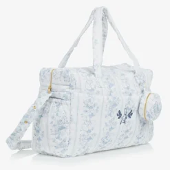 White Linen & Cotton Changing Bag (42cm)