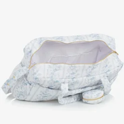 White Linen & Cotton Changing Bag (42cm)