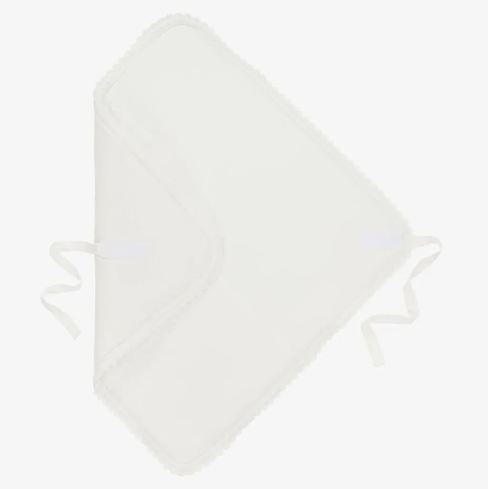 White Organic Cotton Basket Weave Nest