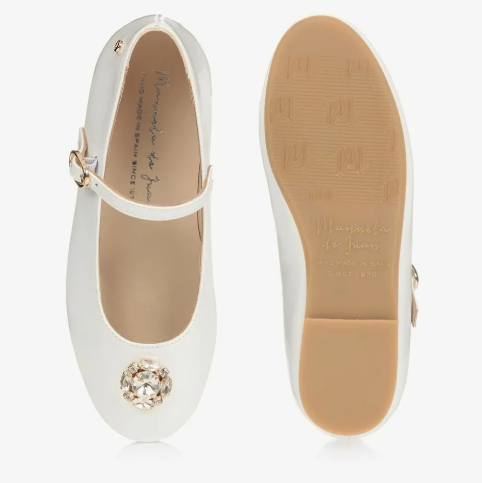 White Patent Leather Pumps